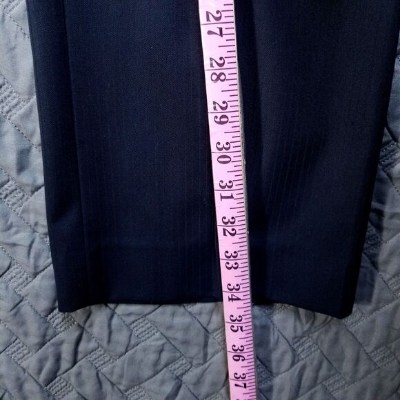 Blackberrys Dress Pants Mens 36x34 Black Flat Front Straight Relaxed Dark Wash - Picture 4 of 12